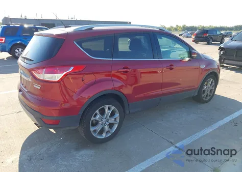 2014 Ford Escape Titanium z USA, uszkodzony, nr VIN 1FMCU0JX6EUD16401
